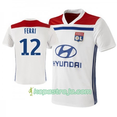 Billiga Fotbollströjor Olympique Lyonnais Jordan Ferri 12 Hemma tröja 2018/19 Kortärmad
